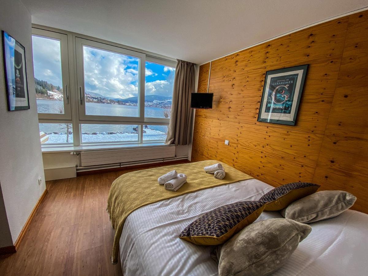Appart'Hotel Lido Au Bord De L'Eau Gerardmer Bagian luar foto
