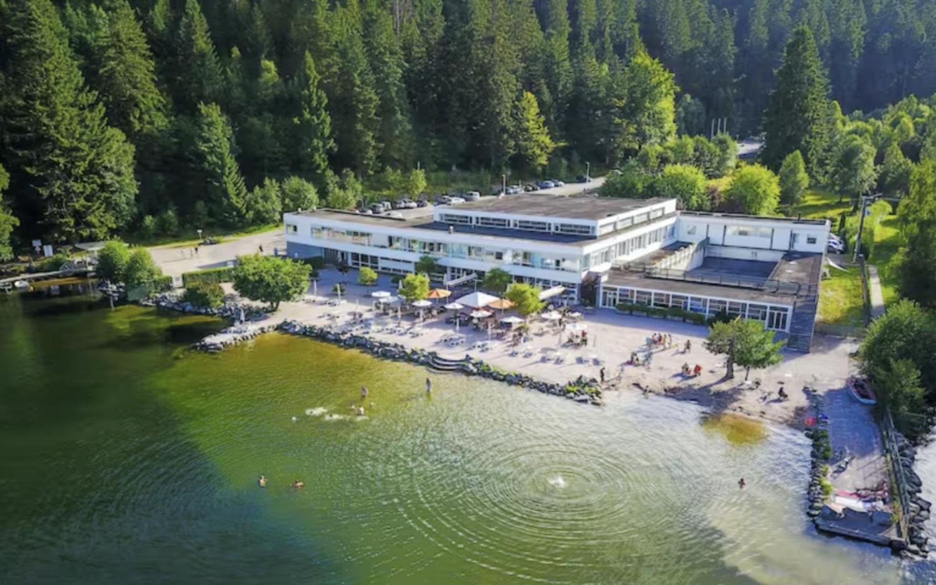 Appart'Hotel Lido Au Bord De L'Eau Gerardmer Bagian luar foto